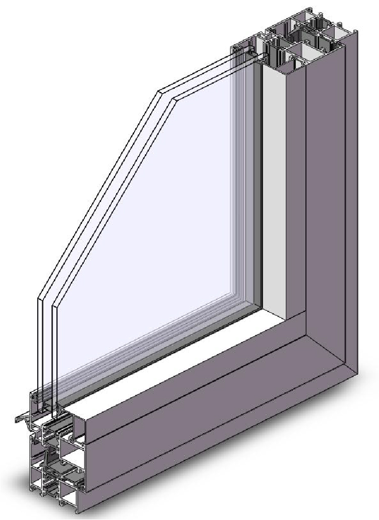 60 series inner casement window [K value 2.4]